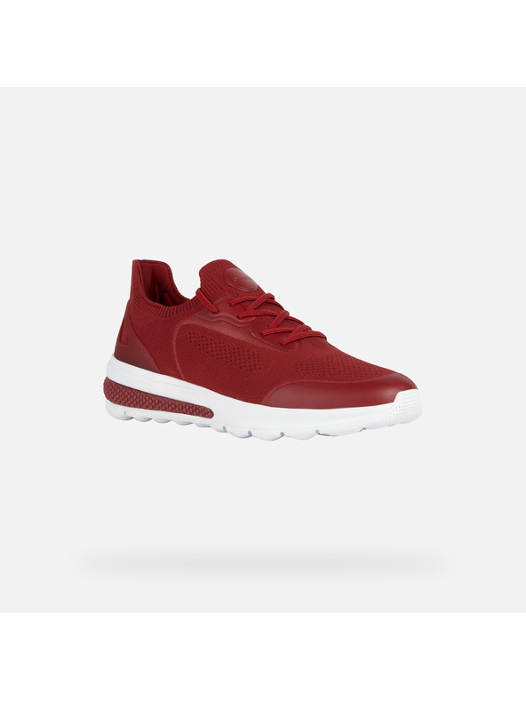 Geox Sötétpiros férfi tornacipő Geox Spherica actif