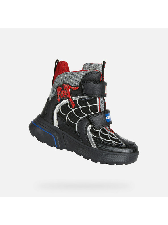 Geox Fekete fiú bokacsizma Geox Sveggen B Abx