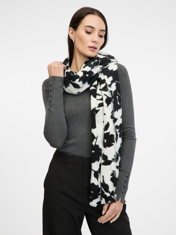 Orsay ORSAY fekete mintás női kendő