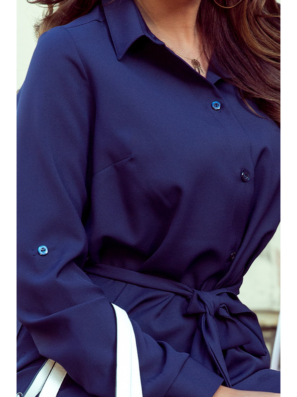 numoco Ing ruha gombokkal - sötétkék Numoco