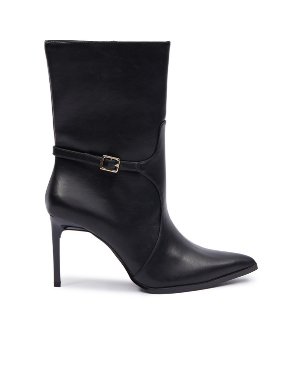 Orsay ORSAY fekete női bokacsizma talpas