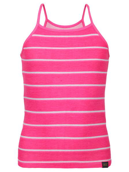 NAX Sötét rózsaszínű, csíkos lány póló NAX Burgo