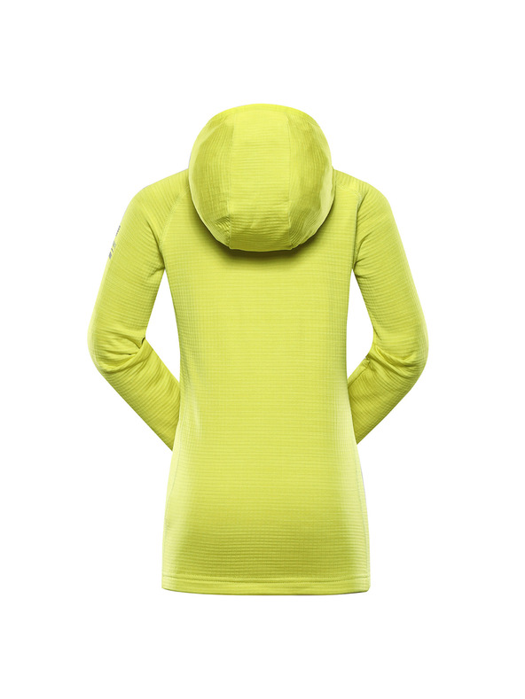 ALPINE PRO Neonzöld gyerek funkcionális pulóver ALPINE PRO Gorfo