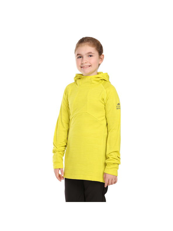 ALPINE PRO Neonzöld gyerek funkcionális pulóver ALPINE PRO Gorfo