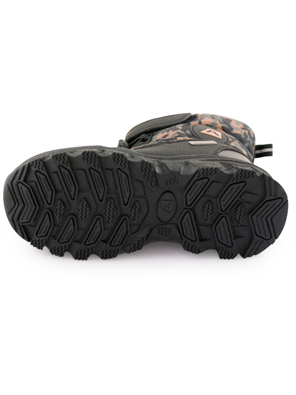 ALPINE PRO Fekete mintás Gyerek hócipő Alpine Pro Lando