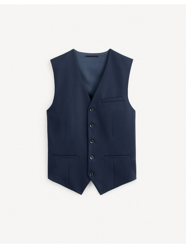 Celio Sötétkék öltönymellény Celio Rugidiam