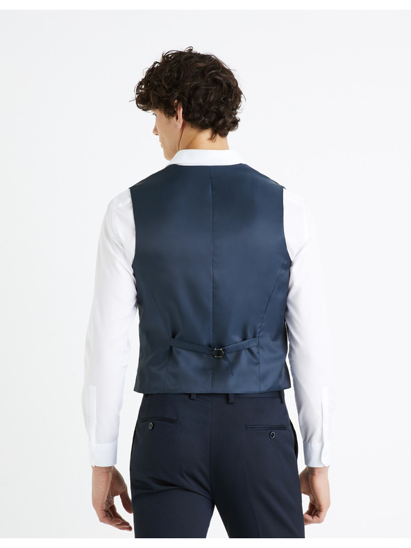 Celio Sötétkék öltönymellény Celio Rugidiam