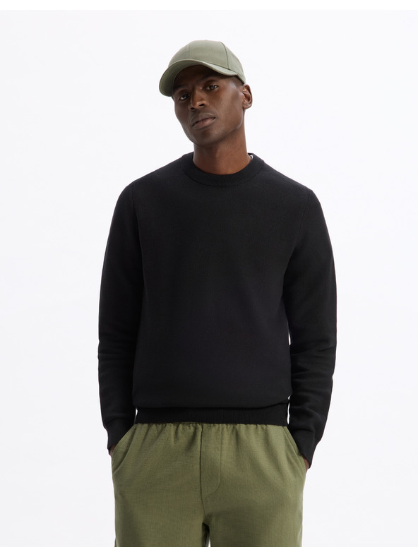 Celio Fekete férfi Celio Bepic pulcsi