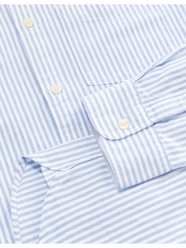 Celio Világoskék férfi csíkos, normál szabású Celio Caoxfordy férfi ing
