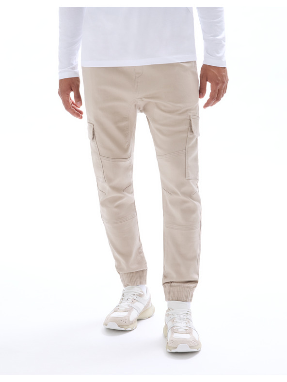 Celio Bézs színű férfi cargo nadrág Celio Cokit4