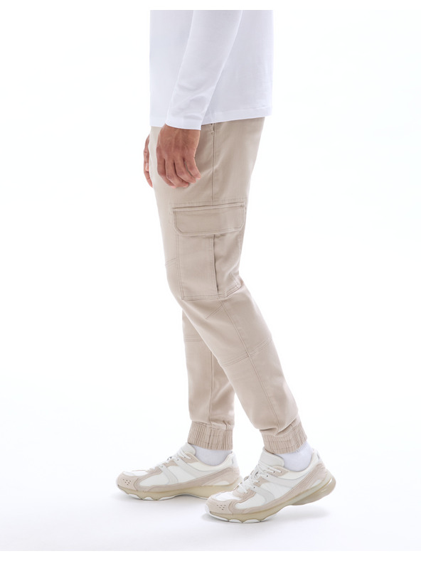 Celio Bézs színű férfi cargo nadrág Celio Cokit4