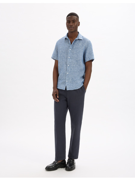 Celio Kék férfi vászon ing Celio Damralin