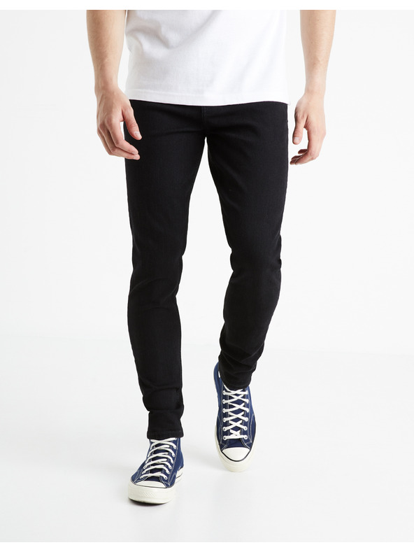 Celio Fekete férfi skinny fit farmer Celio Foskinny1