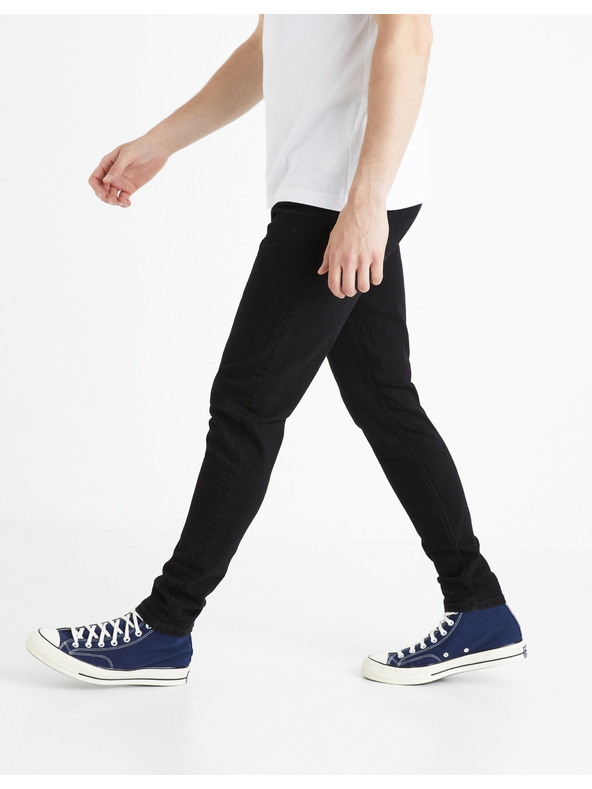 Celio Fekete férfi skinny fit farmer Celio Foskinny1