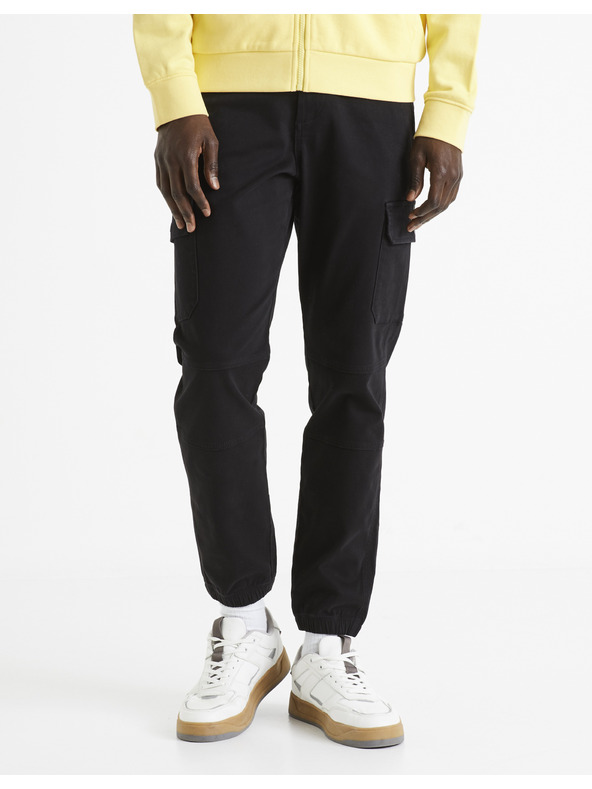 Celio Fekete férfi cargo nadrág Celio Dolyte
