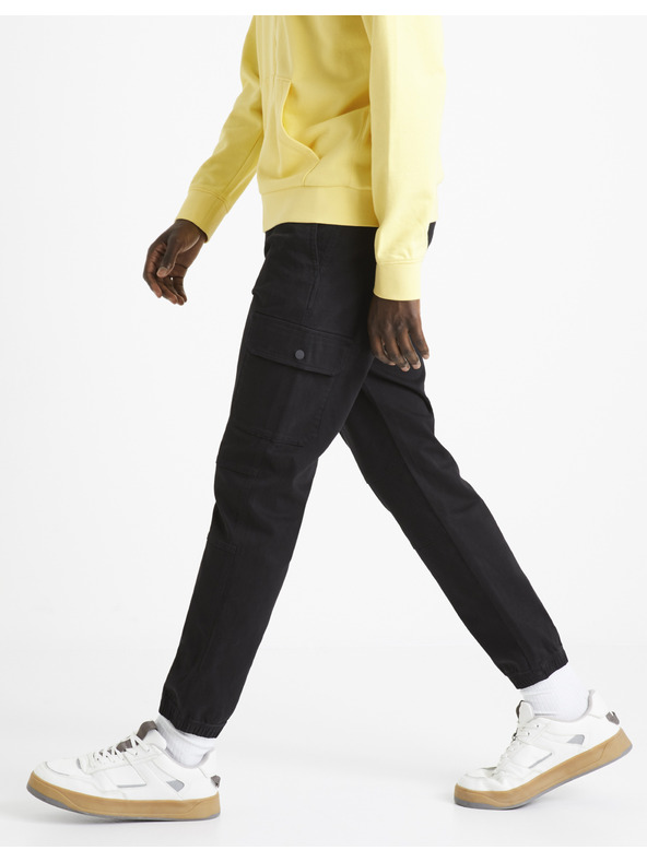 Celio Fekete férfi cargo nadrág Celio Dolyte