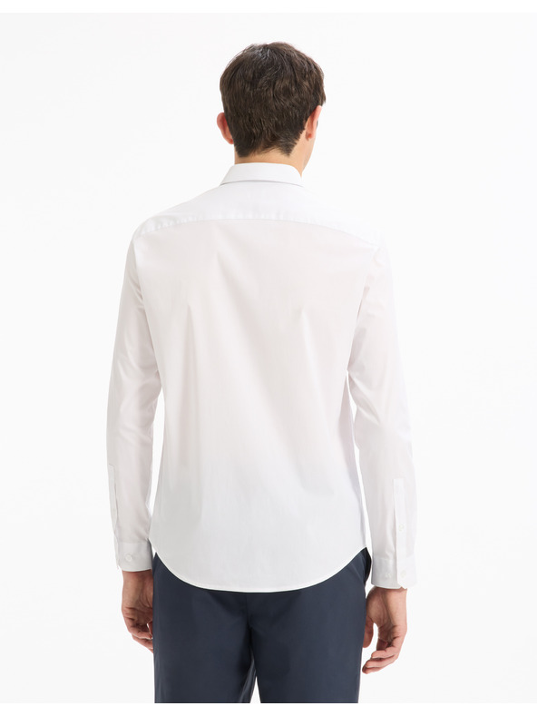 Celio Fehér férfi póló Celio Masantalrg