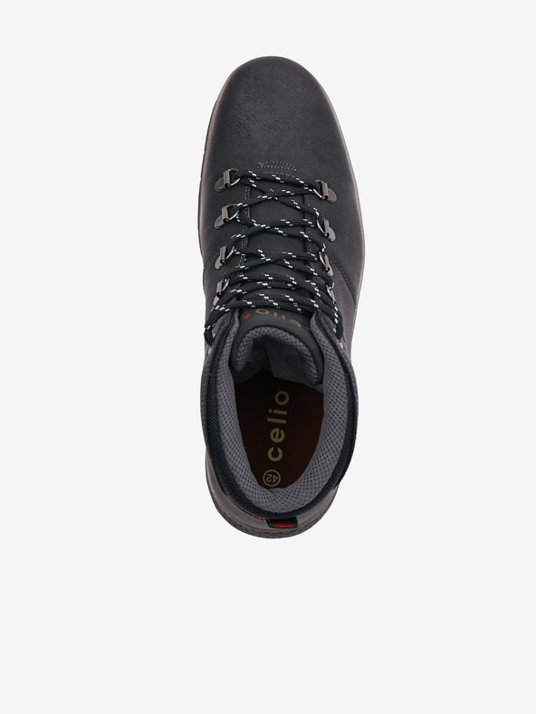 Celio Fekete férfi téli bokacsizma Celio