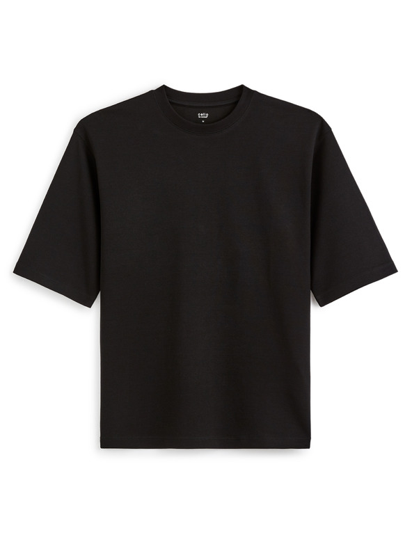 Celio Fekete férfi póló Celio Gehem