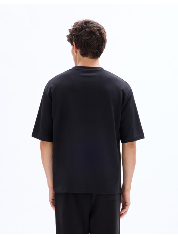 Celio Fekete férfi póló Celio Gehem