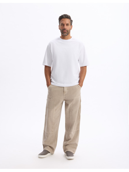 Celio Fehér férfi póló Celio Gehem