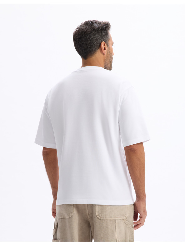 Celio Fehér férfi póló Celio Gehem