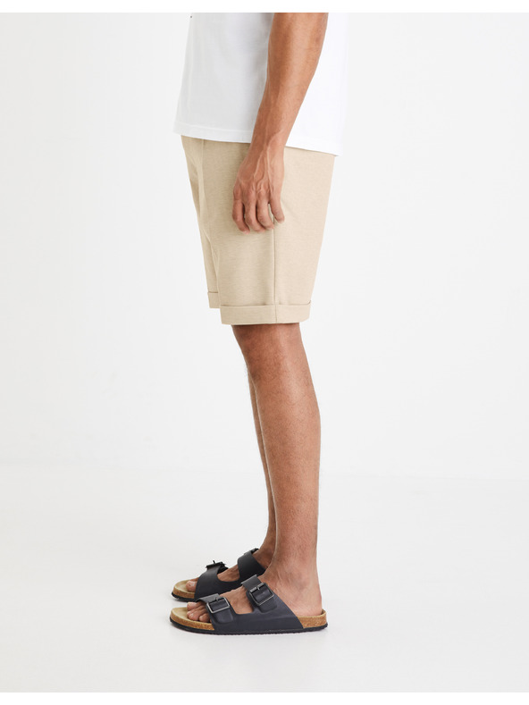 Celio Bézs színű férfi rövidnadrág Celio Doevanbm