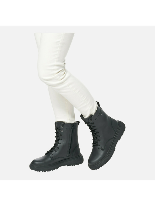 Geox Fekete női Geox Lamidie + Grip ABX bokacsizma