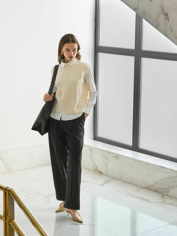 Orsay ORSAY krémszínű női pulóver