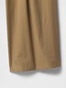 GAP High Rise pliszírozott wide-leg khaki nadrág twill GAP