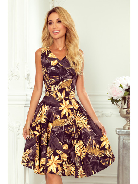 numoco Ruha - Édeskés nyakkivágással - Arany levél Numoco