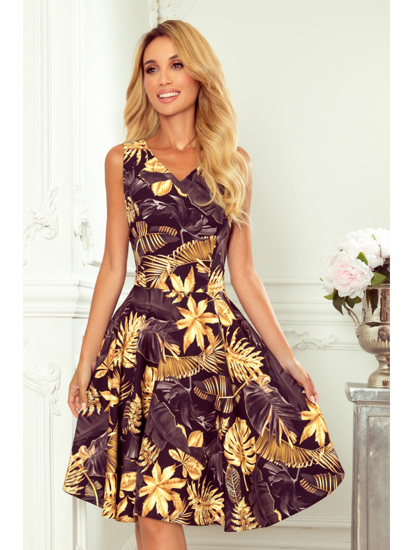 numoco Ruha - Édeskés nyakkivágással - Arany levél Numoco