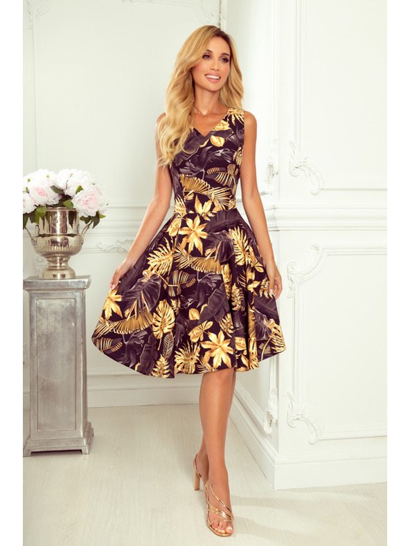 numoco Ruha - Édeskés nyakkivágással - Arany levél Numoco