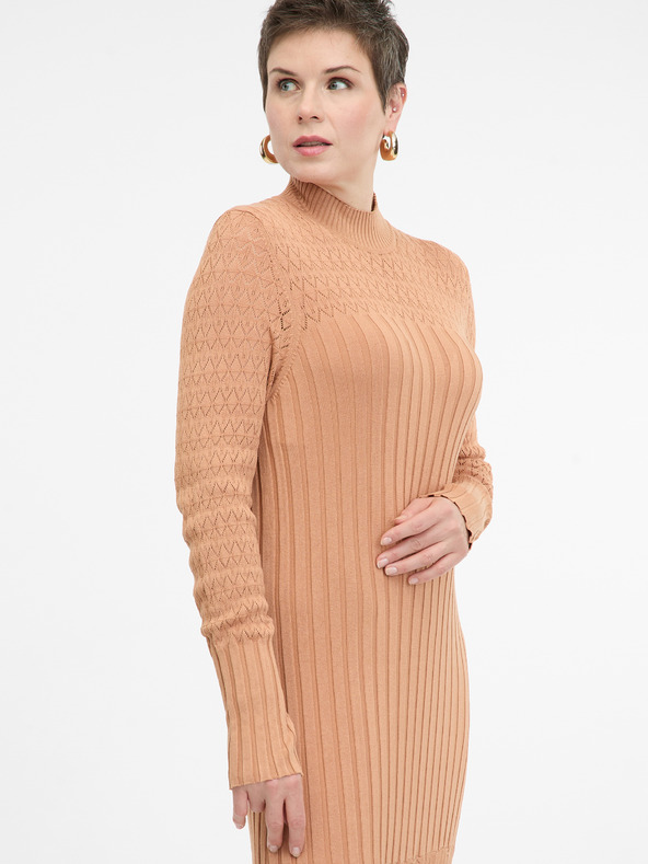 Orsay ORSAY világosbarna női maxi ruha