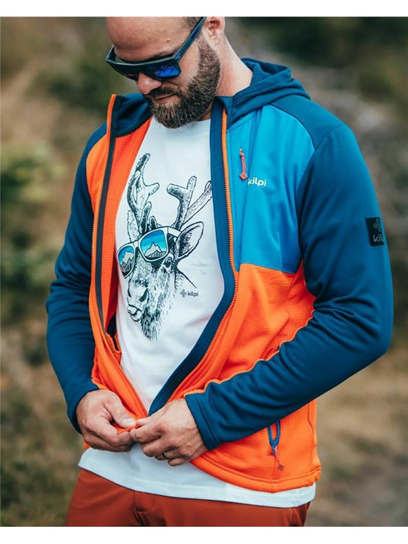 Kilpi Férfi polár pulóver Kilpi SEVELEN-M Narancssárga