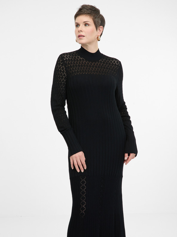 Orsay ORSAY fekete női maxi ruha