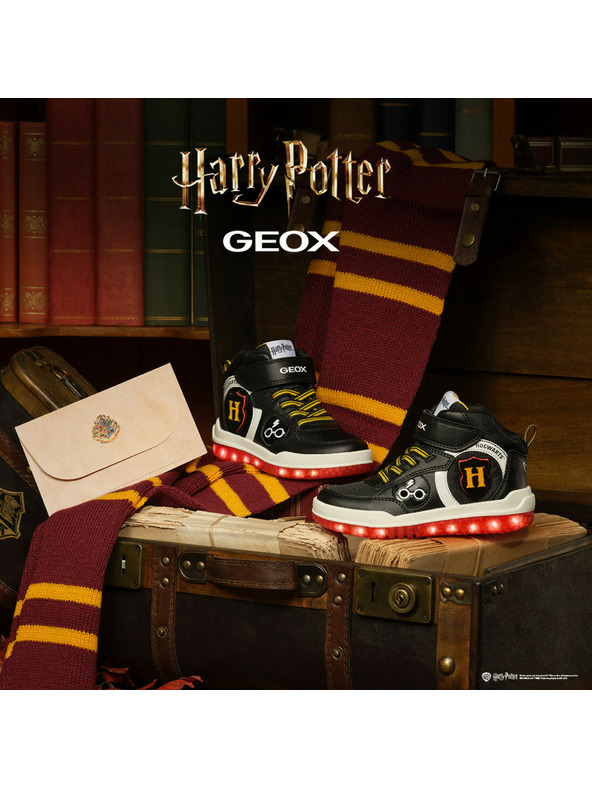 Geox Fekete Harry Potter fiú sportcipő Geox Buzzerlight