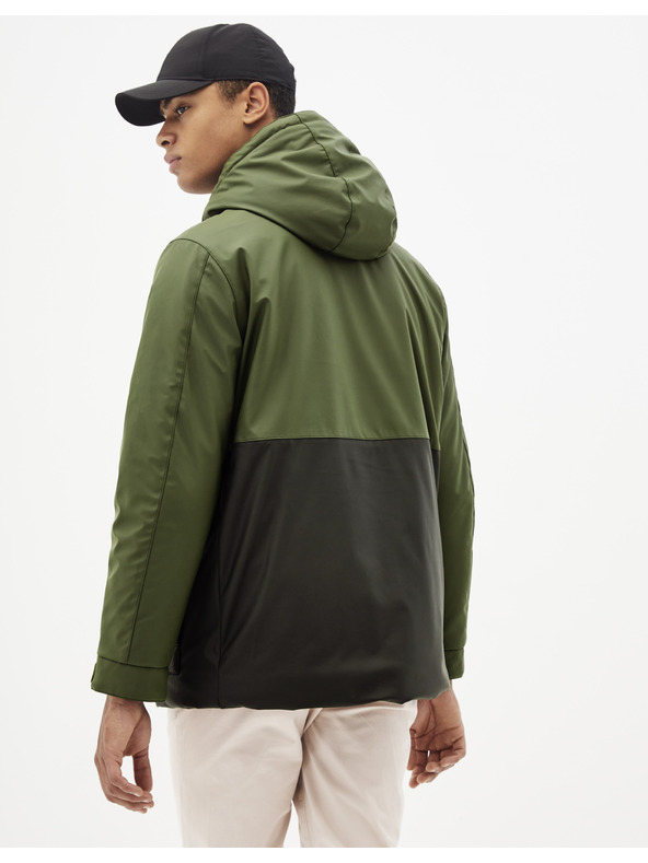 Celio Sötétzöld kabát Celio Supheatgum