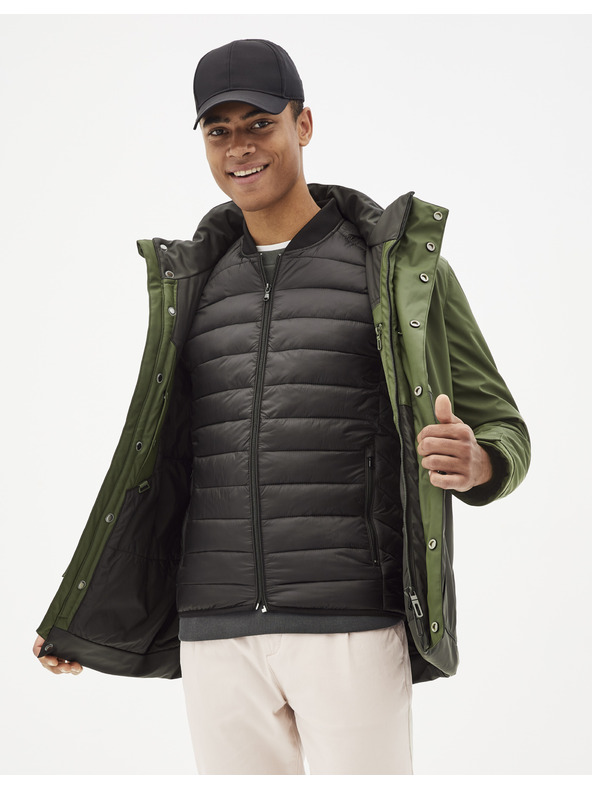 Celio Sötétzöld kabát Celio Supheatgum