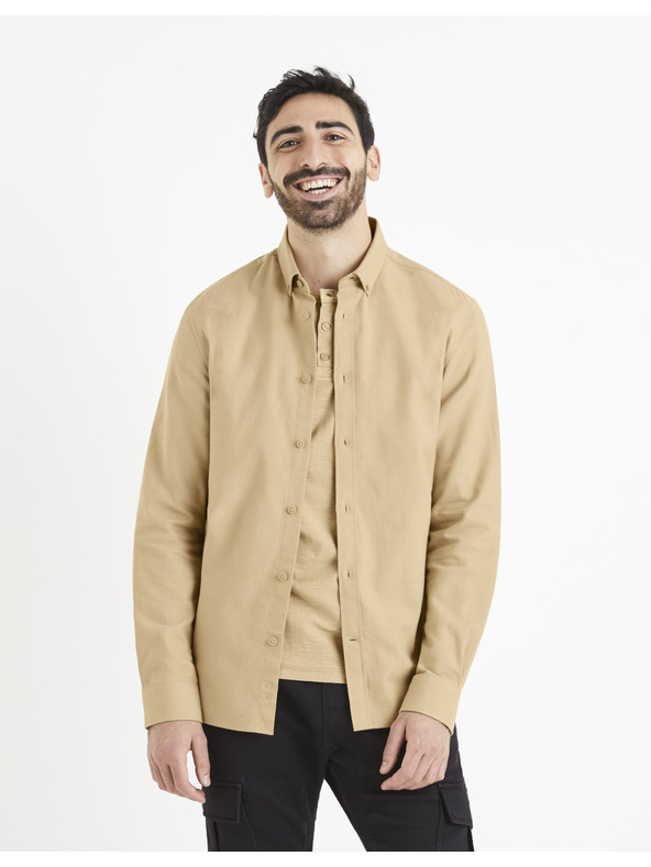 Celio Bézs Celio Waffle póló