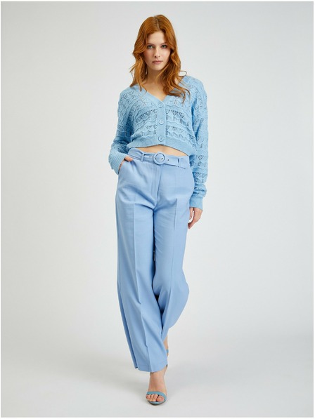 Orsay ORSAY világoskék mintás női kardigán