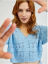 Orsay ORSAY világoskék mintás női kardigán