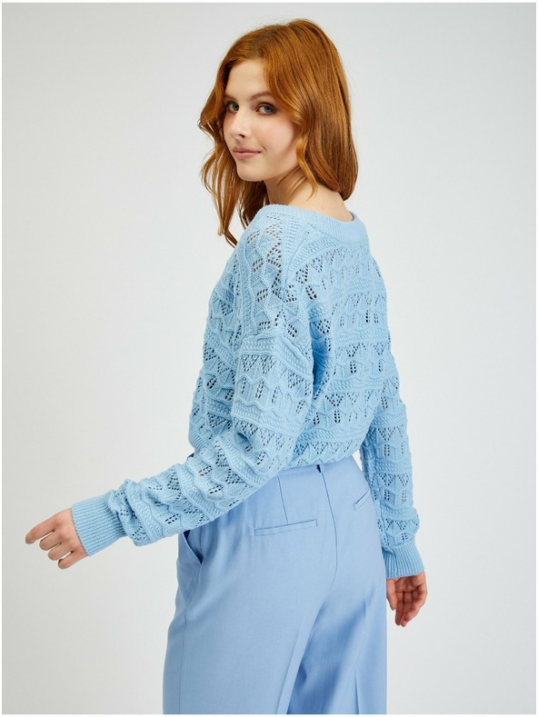 Orsay ORSAY világoskék mintás női kardigán