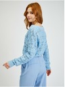 Orsay ORSAY világoskék mintás női kardigán