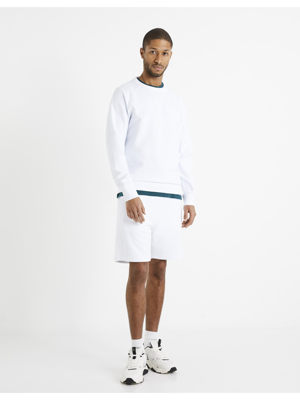 Celio Fehér férfi melegítőnadrág Celio Doreverse