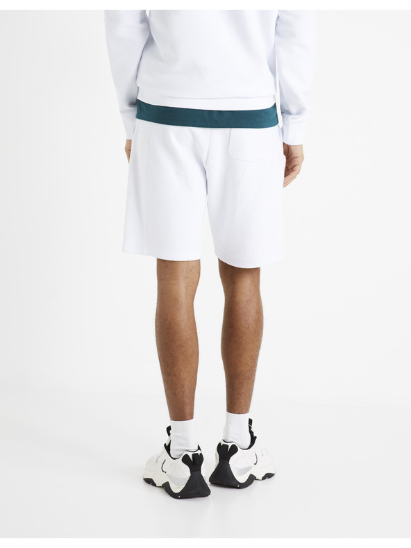 Celio Fehér férfi melegítőnadrág Celio Doreverse