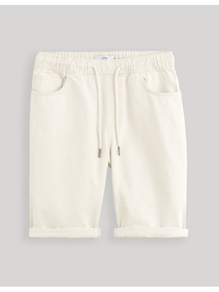 Celio Krémszínű férfi farmer rövidnadrág Celio Dojogdenbm