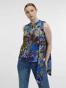 Orsay ORSAY kék női mintás szaténblúz
