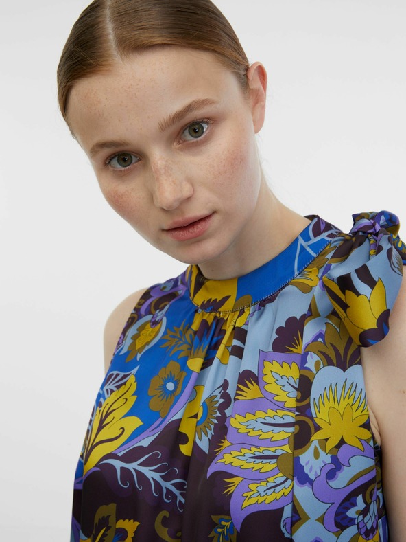 Orsay ORSAY kék női mintás szaténblúz