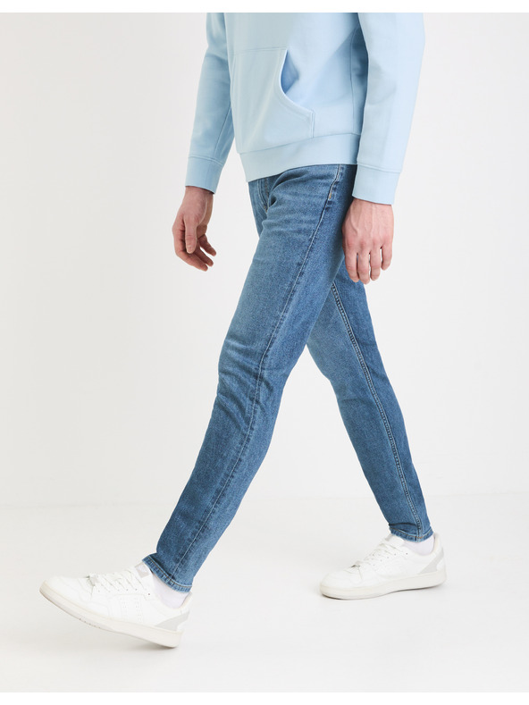 Celio Kék skinny fit farmer Celio Foskinny